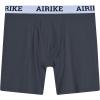 AIRIKE Boxer Briefs Men Pack Long Leg Soft Black Underwear Big Size and Tall Underpants((3 Colors2 Pack)*2)