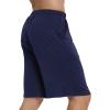 JINSHI Men’s Pajama Shorts Soft Comfortable Lightweight Elastic Drawstring Men Lounge Sleep Shorts with Pockets(A02-gray/Navy Blue/Black)