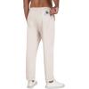 MoFiz Mens Casual Pants Lightweight Linen Summer Beach Lounge Pants(White)
