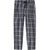 MoFiz Mens Cotton Pajama Pants Lightweight Lounge Sleep Plaid Bottoms with Pockets Drawstring(B-3 Pack)