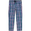MoFiz Mens Cotton Pajama Pants Lightweight Lounge Sleep Plaid Bottoms with Pockets Drawstring(D-3 Pack)