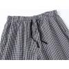MoFiz Mens Cotton Pajama Pants Lightweight Lounge Sleep Plaid Bottoms with Pockets Drawstring(Plaid 31)