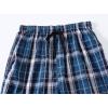 MoFiz Mens Cotton Pajama Pants Lightweight Lounge Sleep Plaid Bottoms with Pockets Drawstring(Plaid 52)