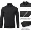 MoFiz Mens Tracksuit Jogging Sports Sweatsuit Comfortable Outfits Casual Athletic Pants Full zip Jacket 2 Piece(2024-black)