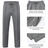 MoFiz Mens Tracksuit Jogging Sports Sweatsuit Comfortable Outfits Casual Athletic Pants Full zip Jacket 2 Piece(2024-dark Grey)