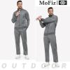 MoFiz Mens Tracksuit Jogging Sports Sweatsuit Comfortable Outfits Casual Athletic Pants Full zip Jacket 2 Piece(2024-dark Grey)
