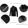 MoFiz Mens Tracksuit Jogging Sports Sweatsuit Comfortable Outfits Casual Athletic Pants Full zip Jacket 2 Piece(Black)