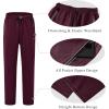 MoFiz Mens Tracksuit Jogging Sports Sweatsuit Comfortable Outfits Casual Athletic Pants Full zip Jacket 2 Piece(Dark Red)