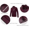 MoFiz Mens Tracksuit Jogging Sports Sweatsuit Comfortable Outfits Casual Athletic Pants Full zip Jacket 2 Piece(Dark Red)