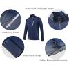MoFiz Mens Tracksuit Jogging Sports Sweatsuit Comfortable Outfits Casual Athletic Pants Full zip Jacket 2 Piece(Navy)