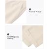 MoFiz Women’s Linen Pants Casual Lightweight Lounge Pants Cotton Linen Travel Beach Summer Pants with Pockets Khaki M