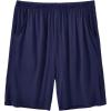 JINSHI Men’s Pajama Shorts Soft Comfortable Lightweight Elastic Drawstring Men Lounge Sleep Shorts with Pockets(One Navy Blue)