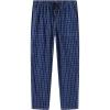 MoFiz Mens Cotton Pajama Pants Lightweight Lounge Sleep Plaid Bottoms with Pockets Drawstring(Plaid 64)