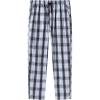 MoFiz Mens Cotton Pajama Pants Lightweight Lounge Sleep Plaid Bottoms with Pockets Drawstring(Plaid 68)