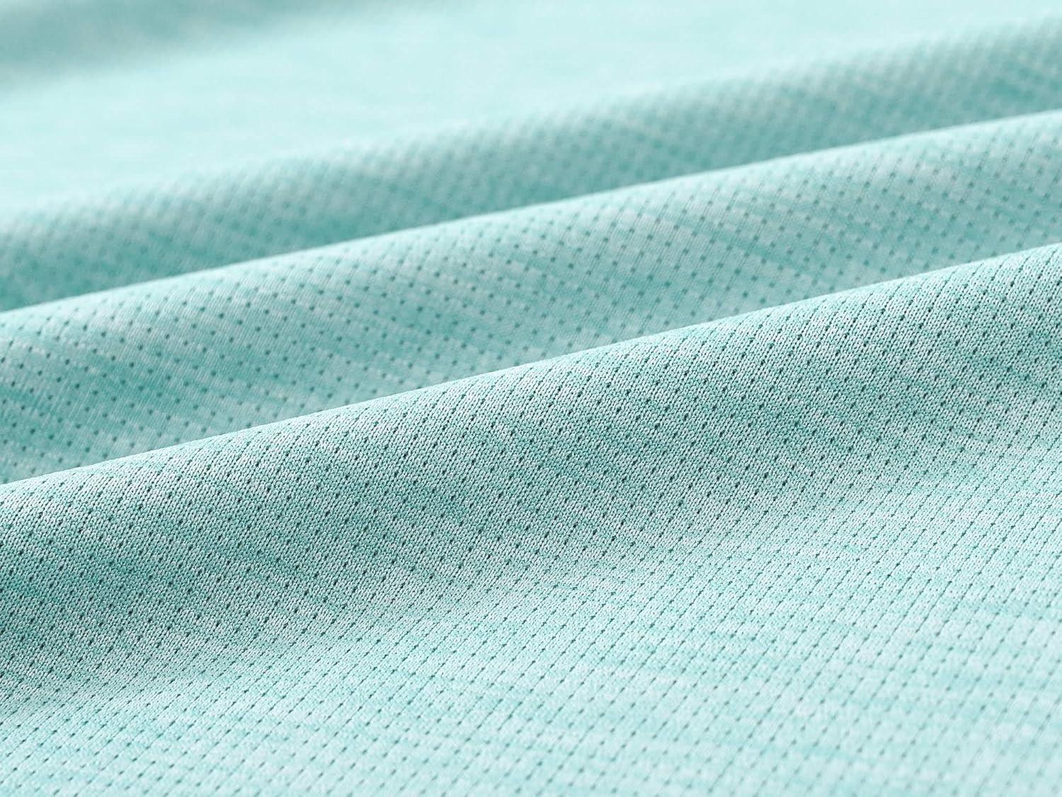 imageMoFiz Womens Short Sleeve Golf Polo Shirts Quick Dry Camo Lightweight UPF 50 Tennis Sports Athletic Tops CasualAlight Blue