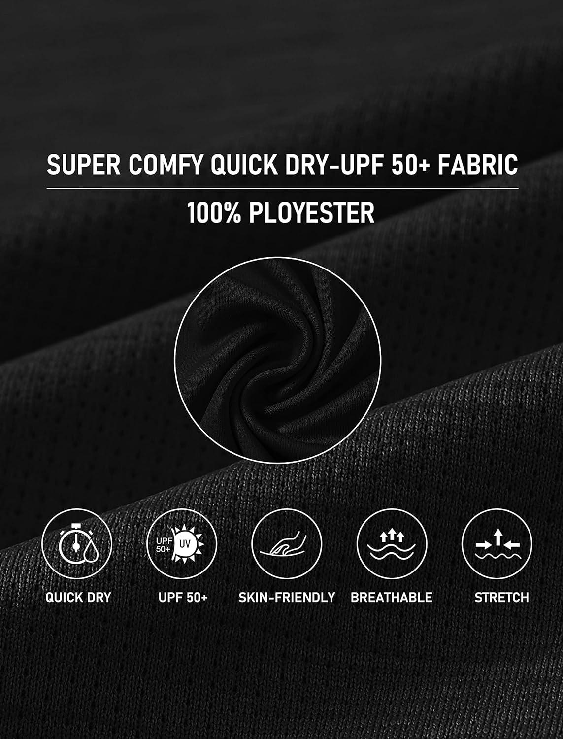 imageMoFiz Womens Short Sleeve Golf Polo Shirts Quick Dry Camo Lightweight UPF 50 Tennis Sports Athletic Tops CasualV Black