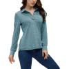 AIRIKE Golf Polo Shirts for Women Long Sleeve Colourful Quick-Dry Workwear & Activewear-Womens Athletic Apparel(Blue 2)
