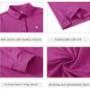 AIRIKE Golf Polo Shirts for Women Long Sleeve Colourful Quick-Dry Workwear & Activewear-Womens Athletic Apparel(Purple)