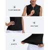 Golf Polo Shirts for Women Slim Fit Woman Sleeveless Sports Shirts Quick Dry Athletic Tank Tops for Tennis Work(Upgrade Black)