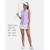 Golf Polo Shirts for Women Slim Fit Woman Sleeveless Sports Shirts Quick Dry Athletic Tank Tops for Tennis Work(Upgrade Light Purple)