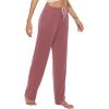 JINSHI Womens Pajama Pants with Pockets Soft Comfortable Lightweight Elastic Drawstring Modal Pajama Bottoms Lounge Pants(Y01-light Grey/Pink)