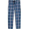 MoFiz Mens Pajama Bottoms Cotton 3 Pack Lounge Pants Set with Pockets Drawstring Plaid Pjs Bottoms Sleepwear with Button Fly(3-3pack Plaid)