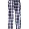 MoFiz Mens Pajama Bottoms Cotton 3 Pack Lounge Pants Set with Pockets Drawstring Plaid Pjs Bottoms Sleepwear with Button Fly(3-3pack Plaid)