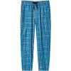 MoFiz Mens Pajama Bottoms Cotton 3 Pack Lounge Pants Set with Pockets Drawstring Plaid Pjs Bottoms Sleepwear with Button Fly(C-3pack Plaid)