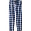 MoFiz Mens Pajama Bottoms Cotton 3 Pack Lounge Pants Set with Pockets Drawstring Plaid Pjs Bottoms Sleepwear with Button Fly(C-3pack Plaid)