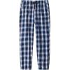 MoFiz Mens Pajama Bottoms Cotton 3 Pack Lounge Pants Set with Pockets Drawstring Plaid Pjs Bottoms Sleepwear with Button Fly(E-3pack Plaid)