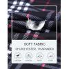 MoFiz Men’s Plaid Pajama Set Long Sleeve, Soft 2-Piece Sleepwear with Pockets | Cozy PJs & Loungewear for Holiday, Christmas(55-black Plaid)