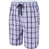 MoFiz Men’s Plaid Pajama Shorts 3-Pack Woven Cotton Sleep & Lounge Shorts, Lightweight PJ Bottoms with Pockets & Button Fly(3 Pack-a)