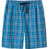 MoFiz Men’s Plaid Pajama Shorts 3-Pack Woven Cotton Sleep & Lounge Shorts, Lightweight PJ Bottoms with Pockets & Button Fly(3 Pack-g)