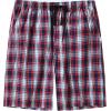 MoFiz Men’s Plaid Pajama Shorts 3-Pack Woven Cotton Sleep & Lounge Shorts, Lightweight PJ Bottoms with Pockets & Button Fly(3 Pack-g)