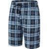 MoFiz Men’s Plaid Pajama Shorts 3-Pack Woven Cotton Sleep & Lounge Shorts, Lightweight PJ Bottoms with Pockets & Button Fly(Plaid-b(polyester))