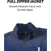 MoFiz Men’s Tracksuits for Men Athletic Sweatsuits Set 2 Piece Track Suits Jogging Casual Warm Up Full Zip Running Sports(A02-navy)