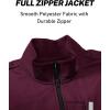 MoFiz Men’s Tracksuits for Men Athletic Sweatsuits Set 2 Piece Track Suits Jogging Casual Warm Up Full Zip Running Sports(A05-dark Red)