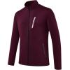 MoFiz Men’s Tracksuits for Men Athletic Sweatsuits Set 2 Piece Track Suits Jogging Casual Warm Up Full Zip Running Sports(A05-dark Red)