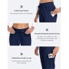 MoFiz Women’s Fleece Cargo Joggers Hiking Pants High Waisted Thermal Outdoor Sweatpants for Women with Pockets(Blue 02)