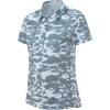 MoFiz Womens Short Sleeve Golf Polo Shirts Quick Dry Camo Lightweight UPF 50+ Tennis Sports Athletic Tops Casual(Acamo-grey)