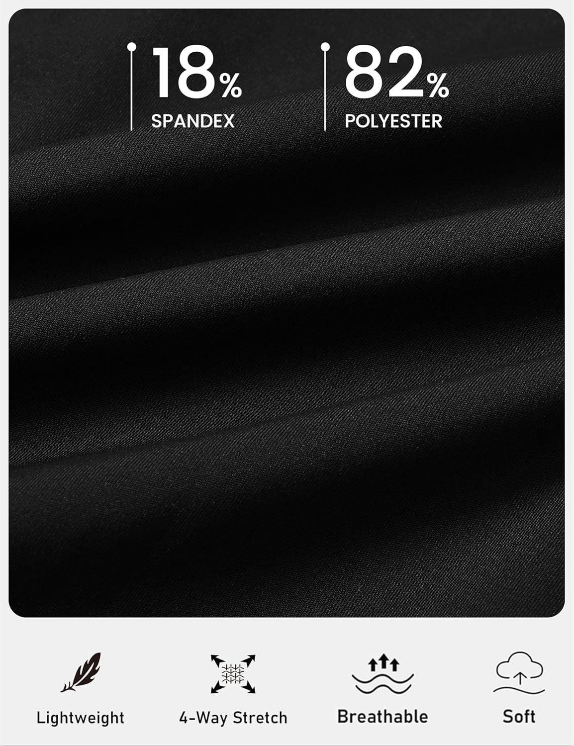 imageMoFiz Womens Black Sleeveless VNeck Mini Dress with Shorts  Casual Golf Tennis Dress  MediumAblack