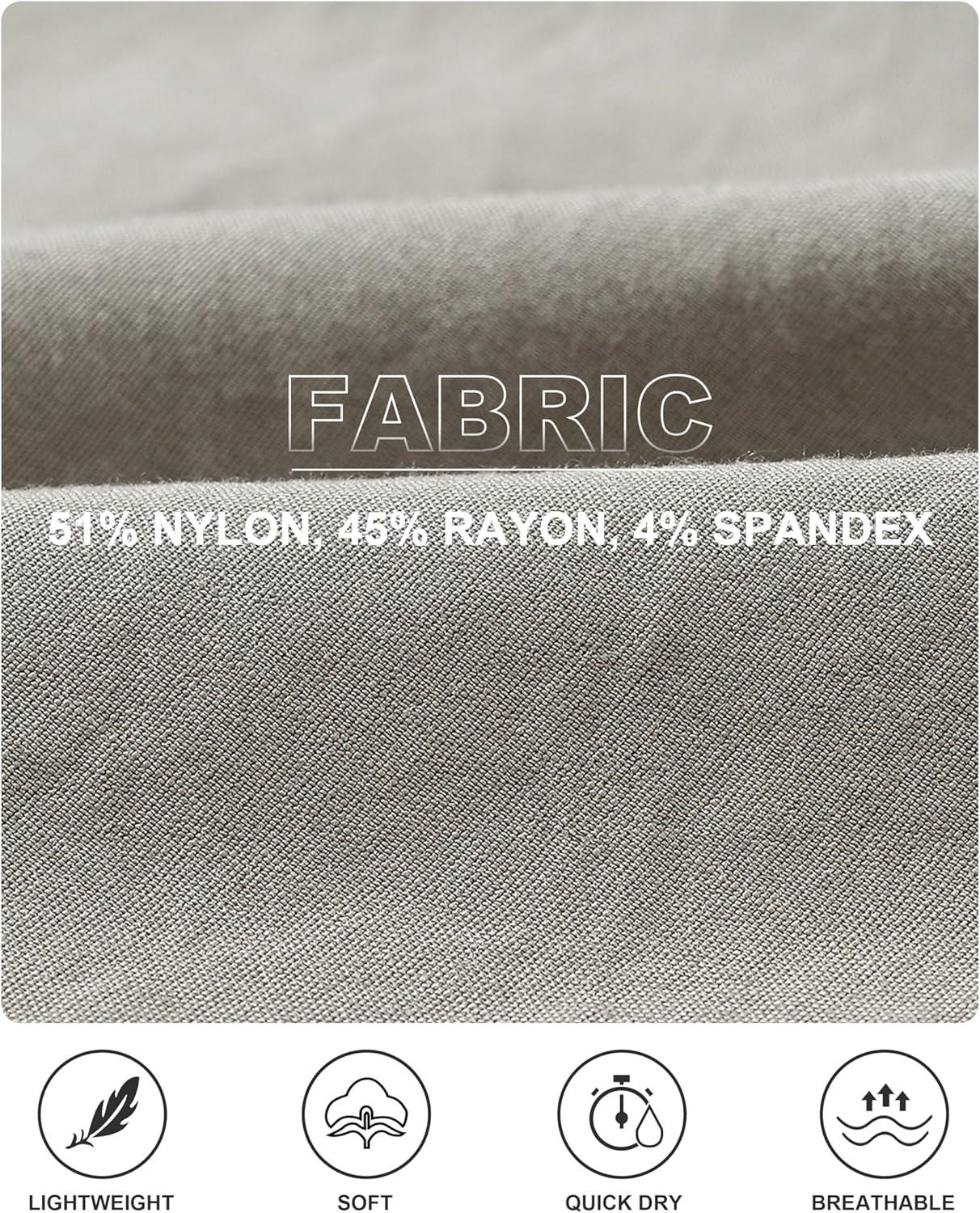 imageMoFiz Womens Hiking Shorts Athletic Outdoor Cargo Shorts for Women Quick Dry Running Summer Shorts with PocketsGrey Khaki