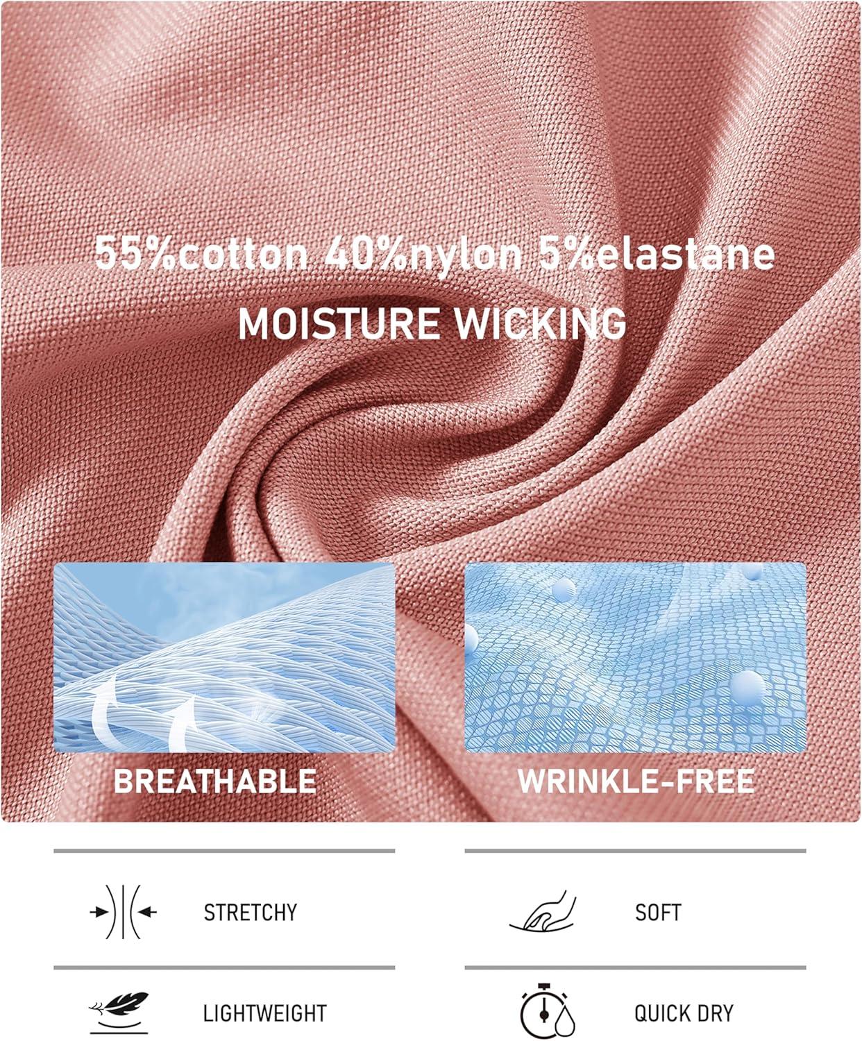 imageMoFiz Womens Zip up Golf Polo Shirt Short Sleeve Workout Golf Top Moisture Wicking Lightweight Tennis ShirtsApink