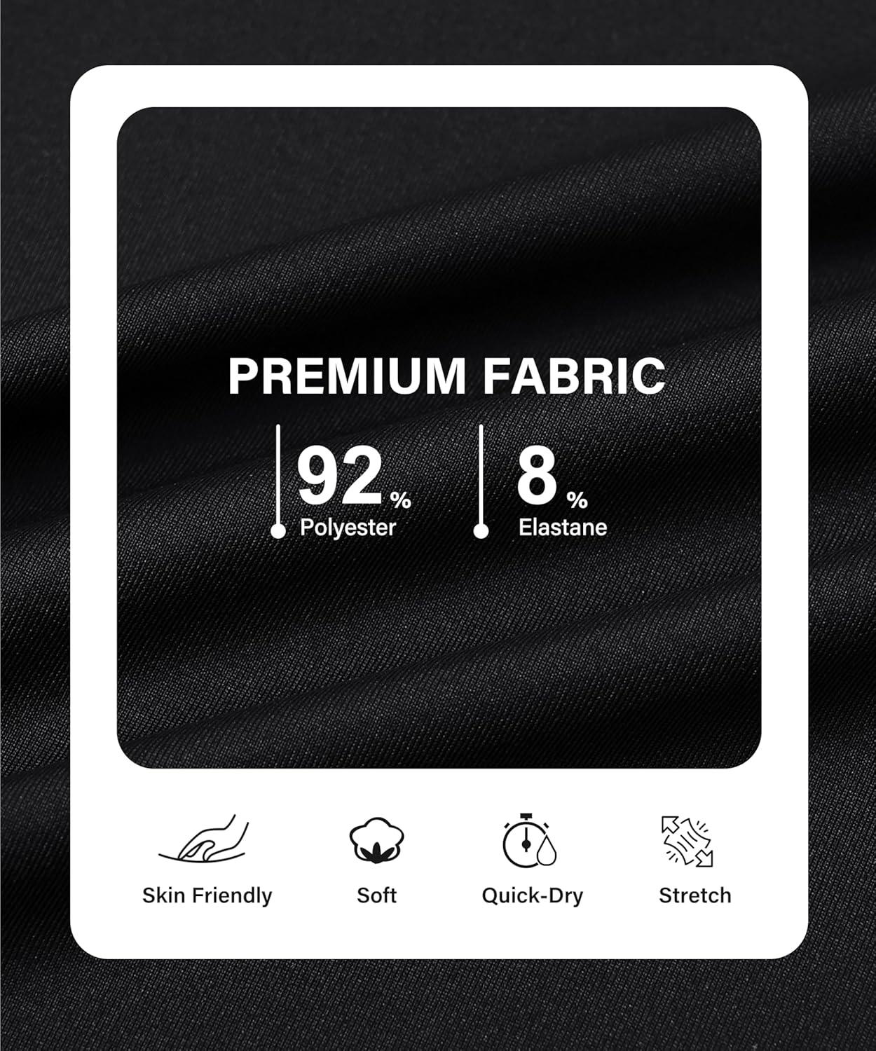 imageMoFiz 34 Short Sleeve Golf Shirt for Women Quick Dry Quarter Zip Athletic Polo Shirts Lightweight Workout Casual Tops2025black