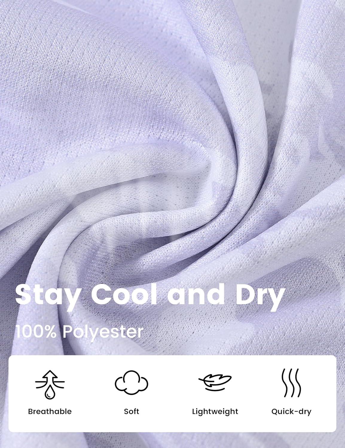 imageMoFiz Womens Golf Tennis Polo Shirt Sleeveless 14 Zip Collarless Racerback Pickleball Tank Tops Quick Dry Athletic TShirtCamo Purple