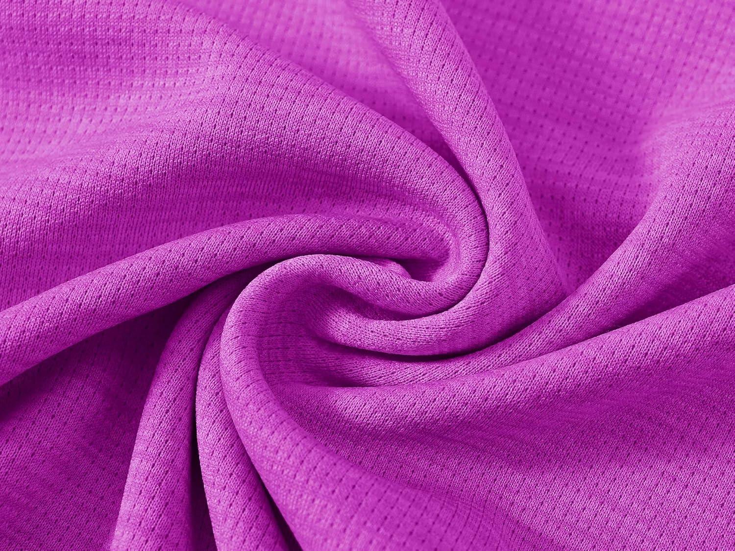 imageMoFiz Womens Short Sleeve UPF 50 Sun Protection Sports TShirt Quick Dry Running Workout Athletic Tee TopPurple