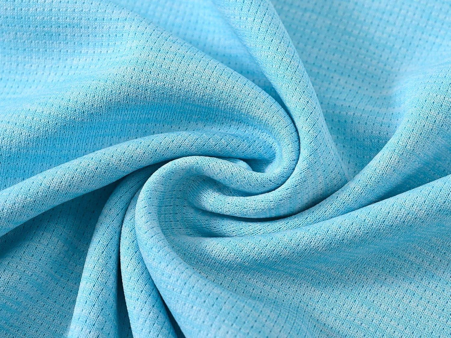 imageMoFiz Womens Short Sleeve UPF 50 Sun Protection Sports TShirt Quick Dry Running Workout Athletic Tee TopSky Blue