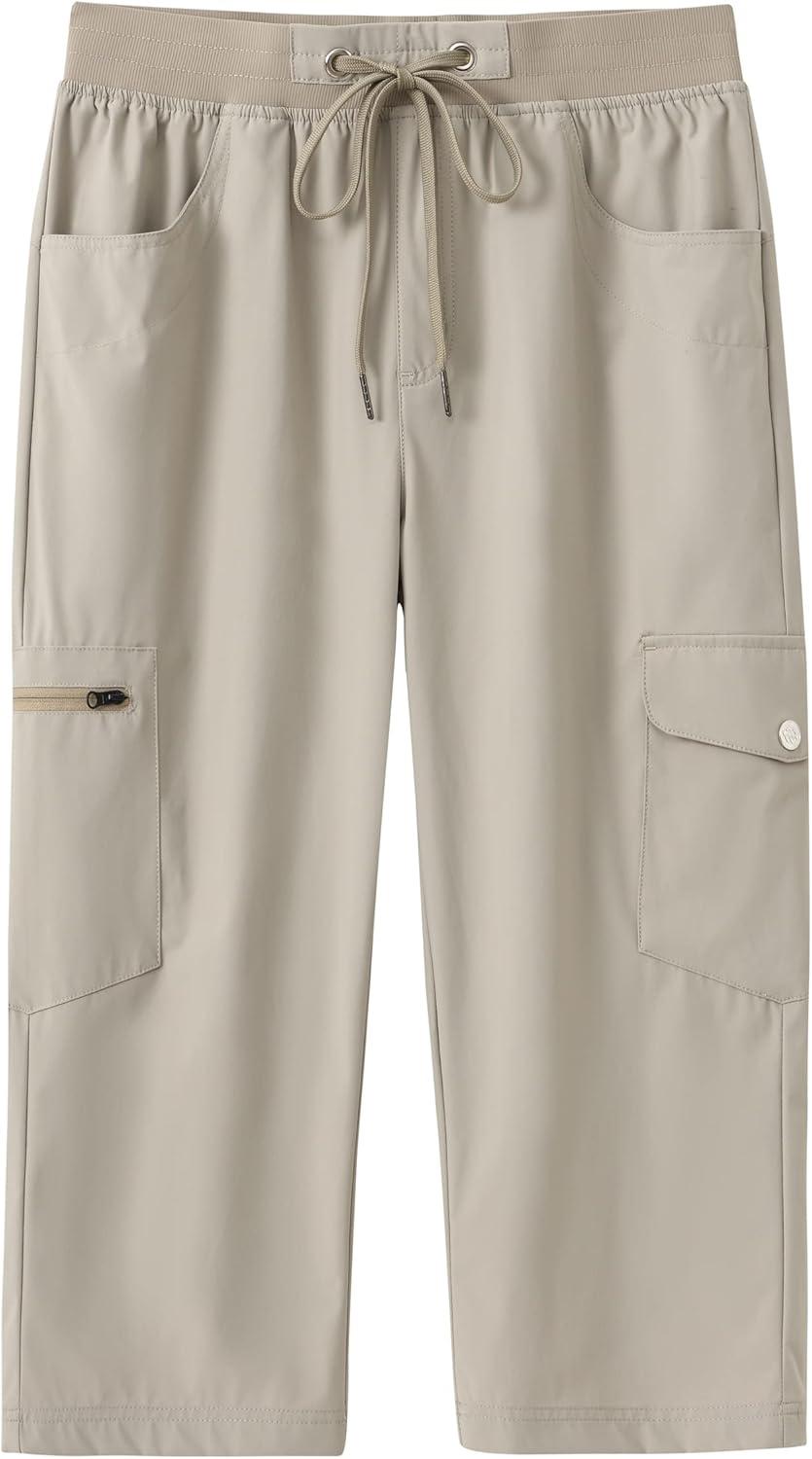 imageMoFiz womens CapriA03light Khaki