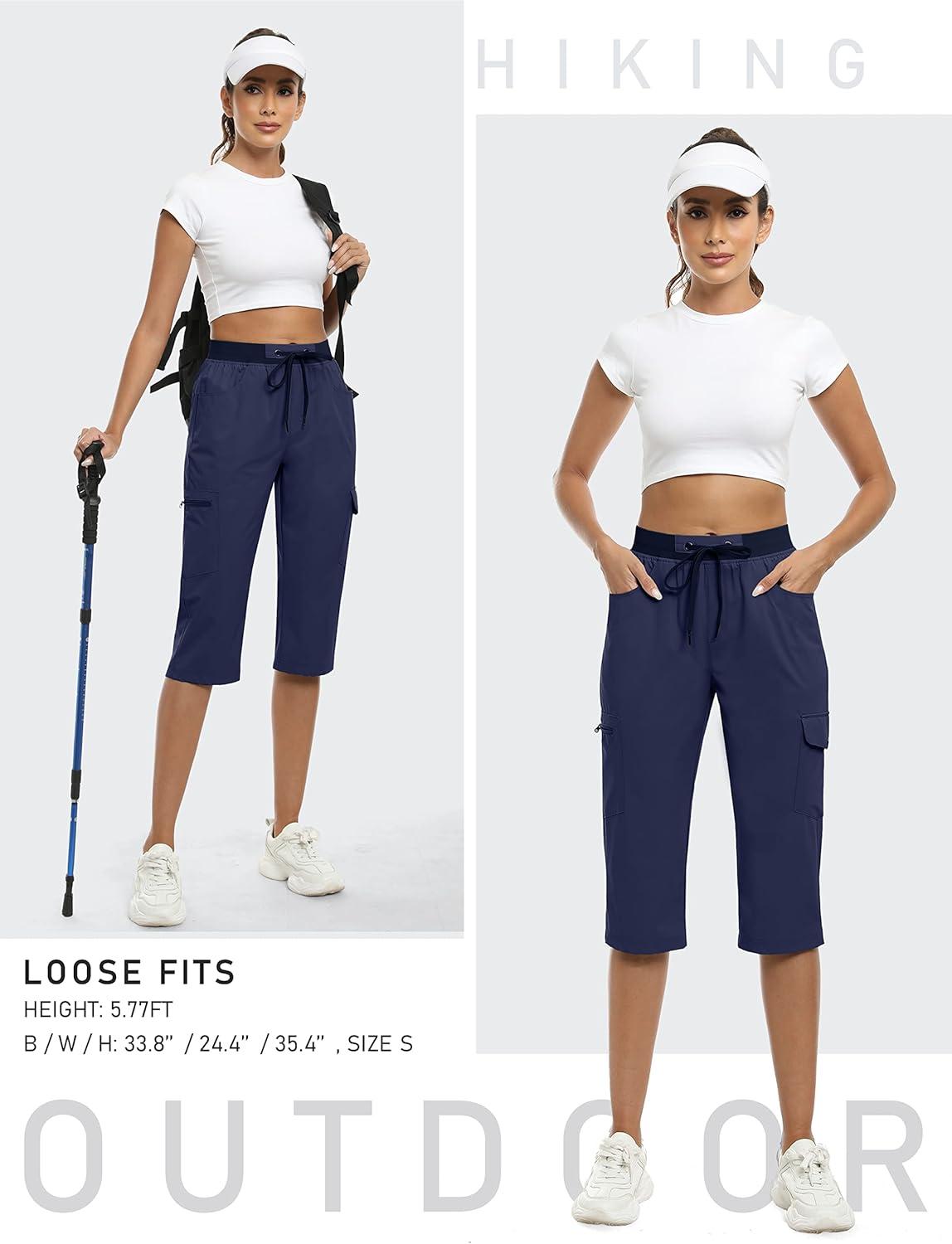 imageMoFiz womens CapriA04navy Blue