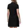 JINSHI Women T Shirt Dress Hiking/Tennis/Golf/Leisure Comfortable and Soft Athletic Dress for Women(Black)